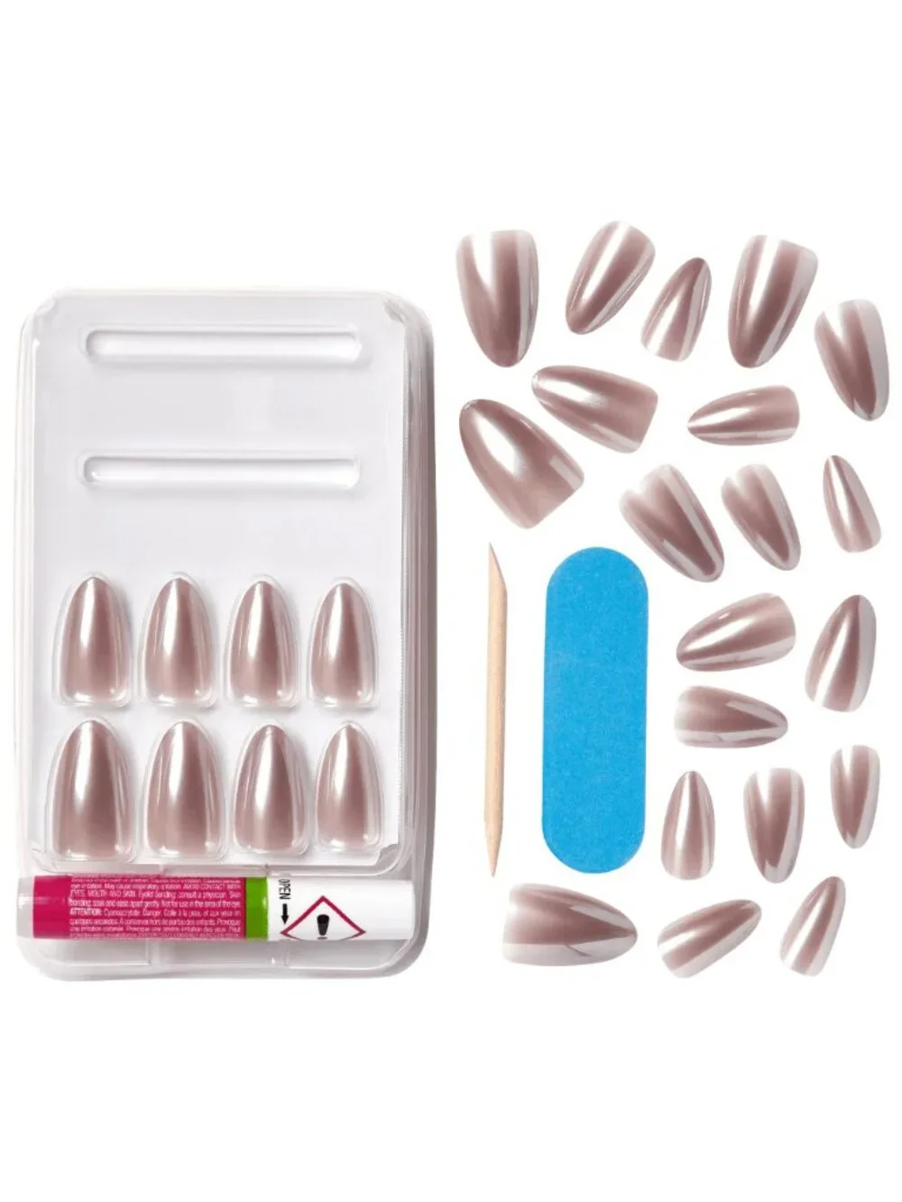 Kiss Glazed Donut Medium Length Nails - Holes
